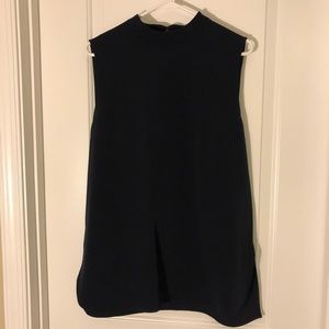 Uniqlo Mock Neck Sleeveless Blouse